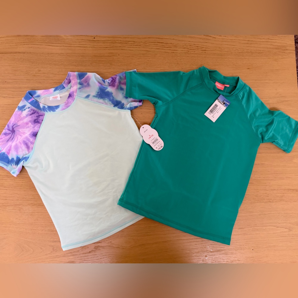 NWT Rashguards | Tie-Dye and Teal